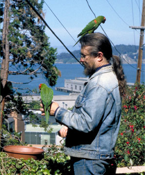 Mark Bittner http://www.pbs.org/independentlens/wildparrots/images/home_mark.jpg